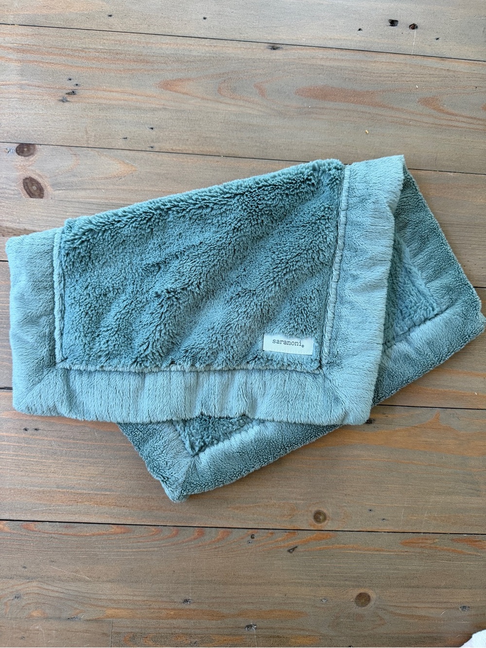 Saranoni Mini Lush Baby Blanket in Eucalyptus